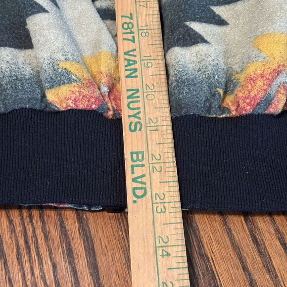 Vintage Western Aztec Bomber Jacket Santa Fe Men's M  E.M.I. Made in USA - Picture 13 of 15